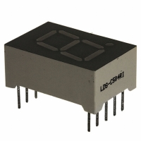 LDS-C504RI LED 7-SEG .50 SNGL RED CC DIRECT