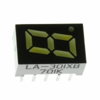 LA-301XB DISPLAY 7-SEG 8MM 1DIGIT YLW CA