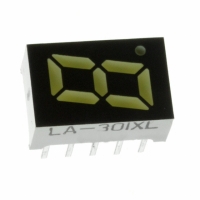 LA-301XL DISPLAY 7-SEG 8MM 1DIGIT YLW CC