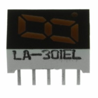 LA-301EL DISPLAY 7-SEG 8MM 1DIGIT ORN CC