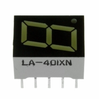 LA-401XN DISPLAY 7SEG 10.16MM 1DGT YLW CC