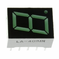 LA-401MN DISPLAY 7SEG 10.16MM 1DGT GRN CC