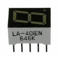 LA-401EN DISPLAY 7SEG 10.16MM 1DGT ORN CC