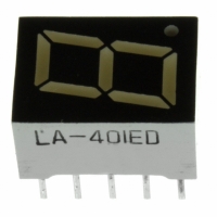 LA-401ED DISPLAY 7SEG 10.16MM 1DGT ORN CA