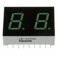 LB-402MN DISPLAY 7SEG 10.16MM 2DGT GRN CC