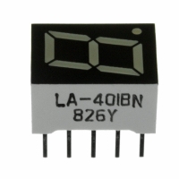 LA-401BN DISPLAY 7SEG 10.16MM 1DGT BLU CC