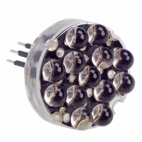 SSP-LXC0942S13A LED 23.8MMRND 13LED-CLSTR SUPGRN