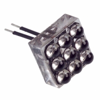 SSP-LXS0673S9 LED 17MM SQR 9LED-CLUSTER SUPYEL