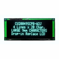 CU20049SCPB-W2J MODULE VF DISP 20X4 8.8MM CHAR