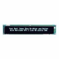 CU40025SCPB-W6J MODULE VF DISPLAY 40X2 5MM CHAR