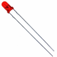 LN28RCPX LED RED DIFFUSED 3MM ROUND