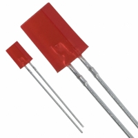 LN242RPX LED RED DIFFUSED 2X5MM RECT