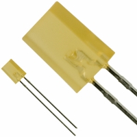 LNG442YKX LED AMBER DIFFUSED 2X5MM RECT