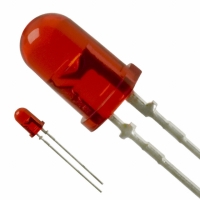 LN81RCPH LED ORANGE/RED CLEAR 5MM ROUND