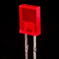 WP113SRDT LED RECT 2X5MM 640NM RED DIFF