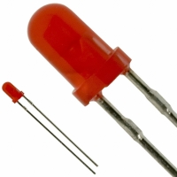 LN88RPX LED ORANGE/RED DIFF 3MM ROUND