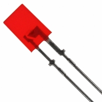 LN242RPH LED RED DIFFUSED 2X5MM RECT