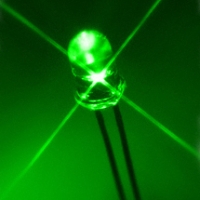 Z-212G LED 5MM GREEN GAP TRANSP RND