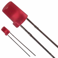 HLMPM201 LED SS HE RED DIFF FLAT TOP 4MM