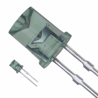 LN364GCP LED GREEN CLEAR ROUND FLAT TOP