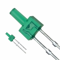 LN322GP LED GRN DIFFUSED 2MM RND FLATTOP