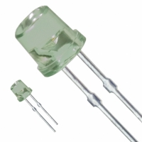 LN340GCP LED GREEN CLR 4.4MM RND FLAT TOP