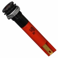 Q8F1BXXR12E INDICATOR 12V 8MM FLUSH RED