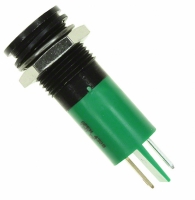 Q14F1BXXG12E INDICATOR 12V 14MM FLUSH GREEN