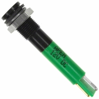 Q6F1BXXG12E INDICATOR 12V 6MM FLUSH GREEN