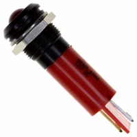 Q12P1BXXR12E INDICATOR 12V 12MM PROMINENT RED