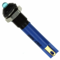 Q6P1BXXB12E INDICATOR 12V 6MM PROMINENT BLU