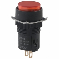 M165-TR-24D PILOT LIGHT ROUND RED