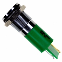 Q14F1CXXG24E INDICATOR 24V 14MM FLUSH GREEN