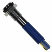 Q6F1CXXB12E INDICATOR 12V 6MM FLUSH BLUE