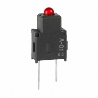 A01PC INDICATOR LOW PRO STR RED LED