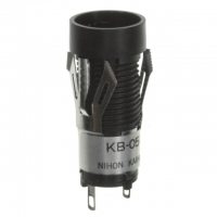 KB05KW01 SW PB RND BLACK SNAP IN SLD MNT