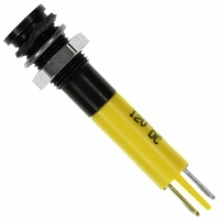 Q6F1BXXY12E INDICATOR 12V 6MM FLUSH YELLOW