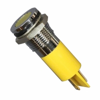 Q14F1CXXY12E INDICATOR 12V 14MM FLUSH YELLOW