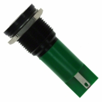 Q16F1BXXG12E INDICATOR 12V 16MM FLUSH GREEN