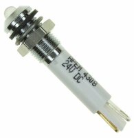 Q6P1CXXW24E INDICATOR 24V 6MM PROMINENT WHT