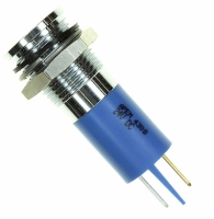 Q14F1CXXB24E INDICATOR 24V 14MM FLUSH BLUE