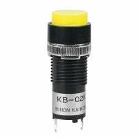 KB02KW01-28-EB SW IND PB RND YEL 28V LAMP SLD