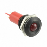 Q19P1BXXR12E INDICATOR 12V 19MM PROMINENT RED