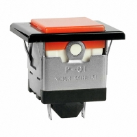 P01-28-D-1A INDICATOR ROCKER ILL 28V WHT CAP