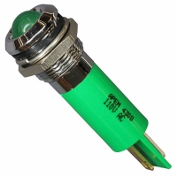 Q12P1CXXG110E INDICATOR 110V 12MM PROM GREEN