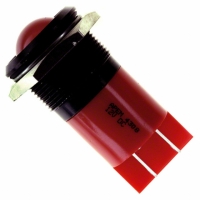 Q22P1BXXR12E INDICATOR 12V 22MM PROMINENT RED