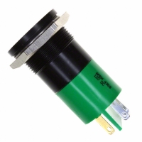 Q22F1BXXG12E INDICATOR 12V 22MM FLUSH GREEN