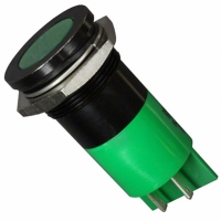 Q22F1BXXG24E INDICATOR 24V 22MM FLUSH GREEN