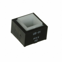 UB01KW036G INDICATOR SQ BLACK HSNG LED BLUE