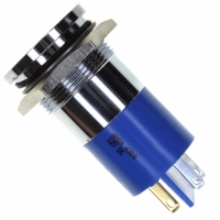 Q22F1CXXB12E INDICATOR 12V 22MM FLUSH BLUE